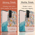 Custom Name Boho Chic Paradise Floral Galaxy Case